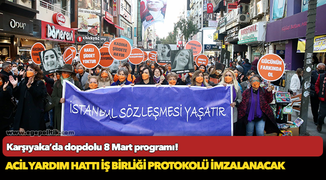 Karşıyaka’da dopdolu 8 Mart programı!