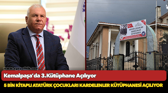 Kemalpaşa’da 3.Kütüphane Açılıyor