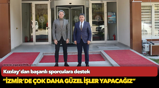 Kızılay’dan başarılı sporculara destek
