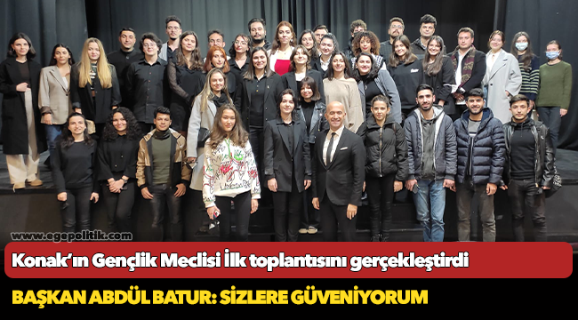 Konak’ın Gençlik Meclisi  İlk toplantısını gerçekleştirdi