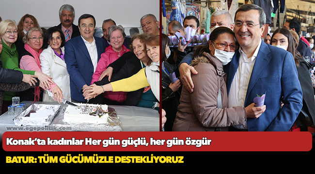 Konak’ta kadınlar  Her gün güçlü, her gün özgür