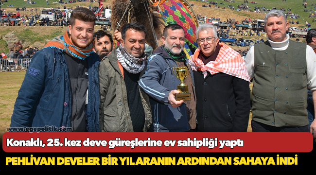 Konaklı, 25. kez deve güreşlerine ev sahipliği yaptı