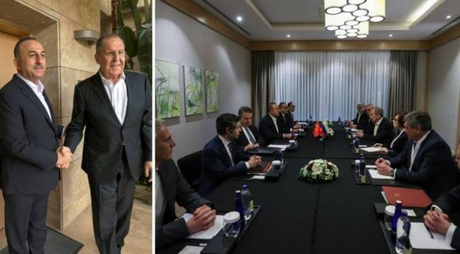 Lavrov ve Kuleba Antalya'da: Çavuşoğlu'nun ikili görüşmeleri başladı