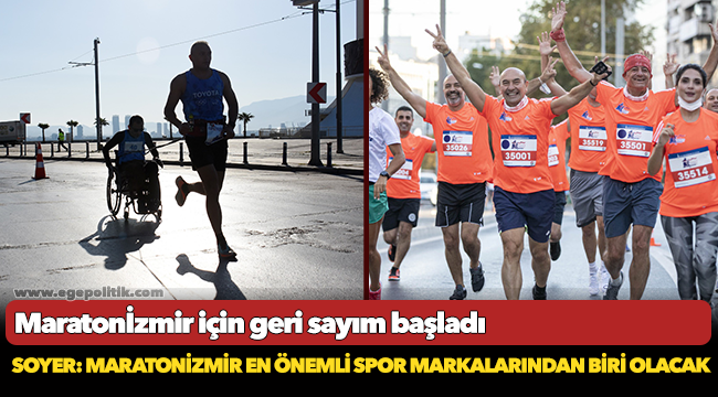 Maratonİzmir için geri sayım başladı