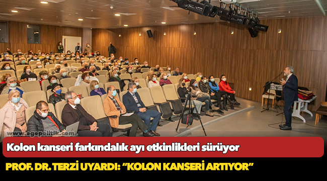 Prof. Dr. Terzi uyardı: “Kolon kanseri artıyor”