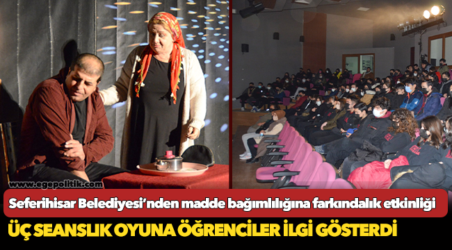 Seferihisar Belediyesi’nden madde bağımlılığına farkındalık etkinliği