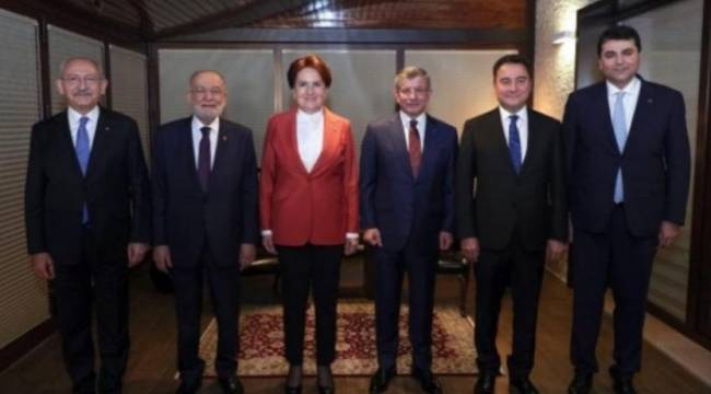 6'lı muhalefet üçüncü kez buluşacak