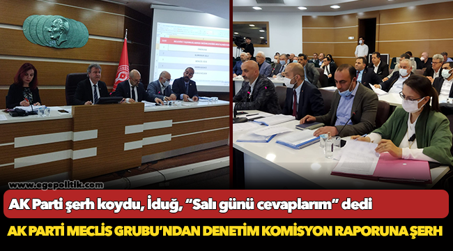 AK Parti şerh koydu, İduğ, “Salı günü cevaplarım” dedi