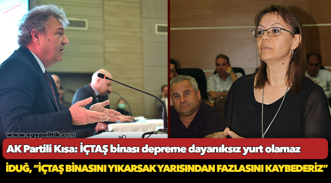 AK Partili Kısa: İÇTAŞ binası depreme dayanıksız yurt olamaz