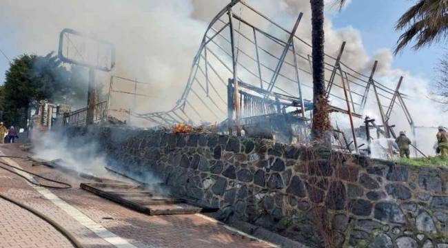 Avcılar'da iki kafeyi alevler sardı: Yangın sırasında patlamalar oldu