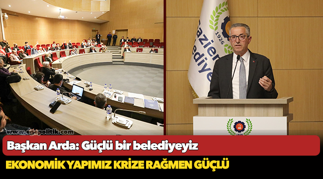 Başkan Arda: Güçlü bir belediyeyiz