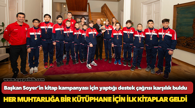 Başkan Soyer’in kitap kampanyası için yaptığı destek çağrısı karşılık buldu