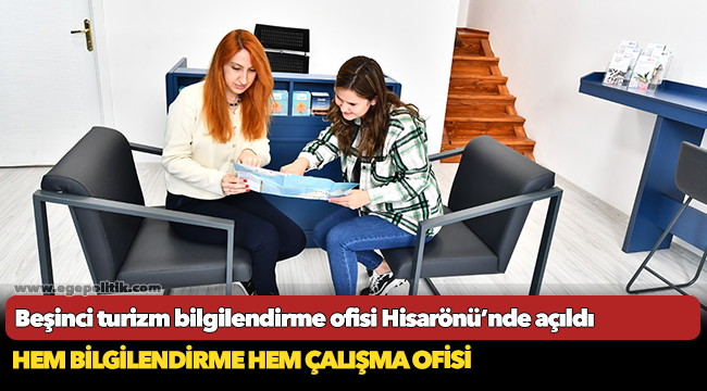 Beşinci turizm bilgilendirme ofisi Hisarönü’nde açıldı