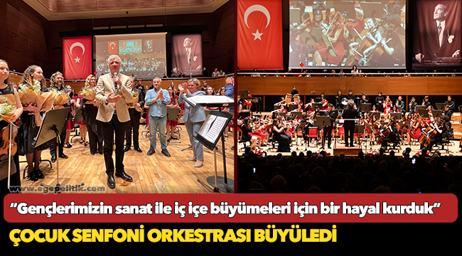 Çocuk Senfoni Orkestrası Büyüledi