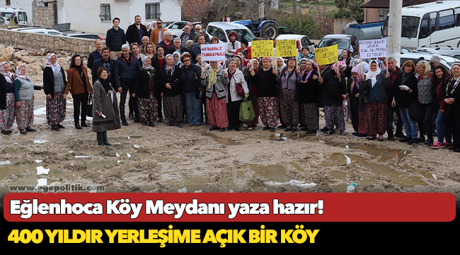 Eğlenhoca Köy Meydanı yaza hazır!
