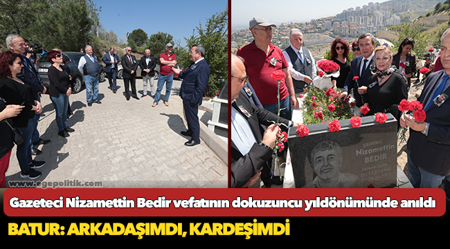 Gazeteci Nizamettin Bedir vefatının  dokuzuncu yıldönümünde anıldı