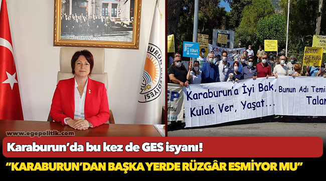 Karaburun’da bu kez de GES isyanı!