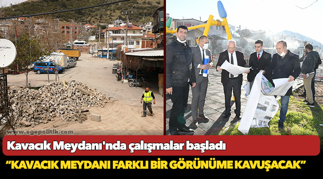 Kavacık Meydanı'nda çalışmalar başladı