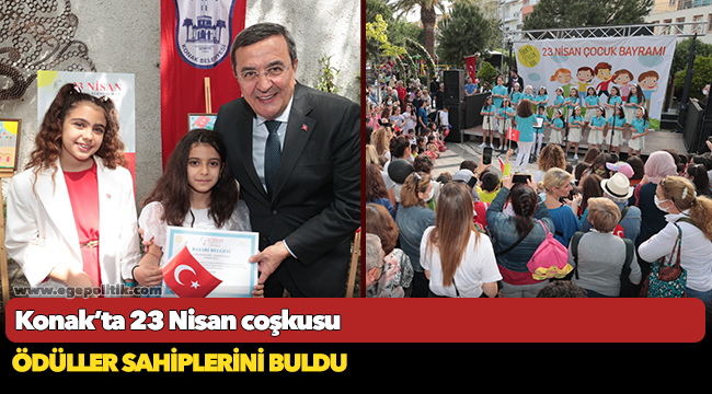 Konak’ta 23 Nisan coşkusu