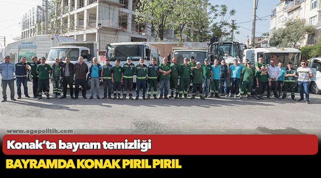 Konak’ta bayram temizliği