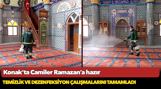 Konak’ta Camiler Ramazan’a hazır