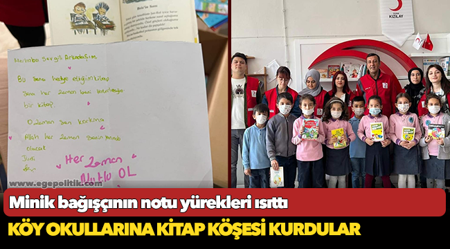 Minik bağışçının notu yürekleri ısıttı