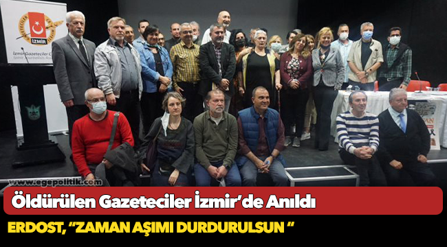 Öldürülen Gazeteciler İzmir’de Anıldı