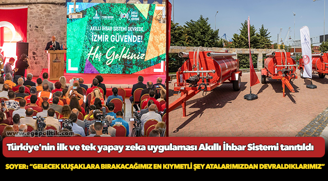 Orman yangınlarını önleyecek Türkiye'nin ilk ve tek yapay zeka uygulaması Akıllı İhbar Sistemi tanıtıldı