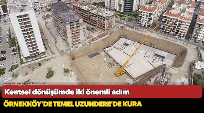 Örnekköy'de temel Uzundere'de kura