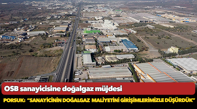 OSB sanayicisine doğalgaz müjdesi