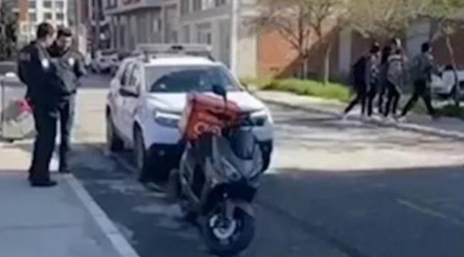 Polisin 'Beynine sıkarım' dediği motokurye şikayetçi oldu