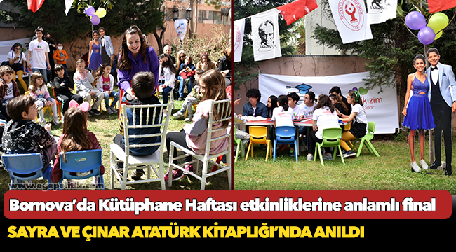 Sayra ve Çınar Atatürk Kitaplığı’nda anıldı
