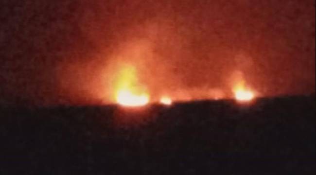 Sultan Sazlığı Milli Parkı'nda yangın