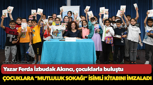 Yazar Ferda İzbudak Akıncı, çocuklarla buluştu