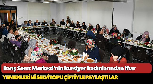 Yemeklerini Selvitopu çiftiyle paylaştılar