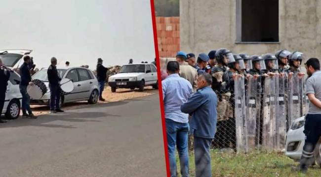 Yıkım ekibi davul zurnayla karşılandı, iş ciddiye binince arbede çıktı