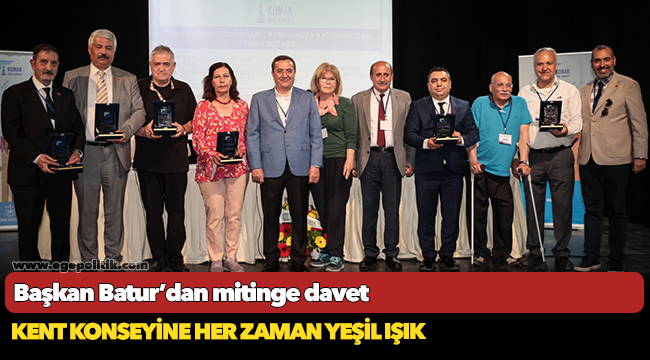 Başkan Batur’dan mitinge davet