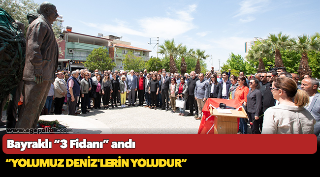 Bayraklı “3 Fidanı” andı