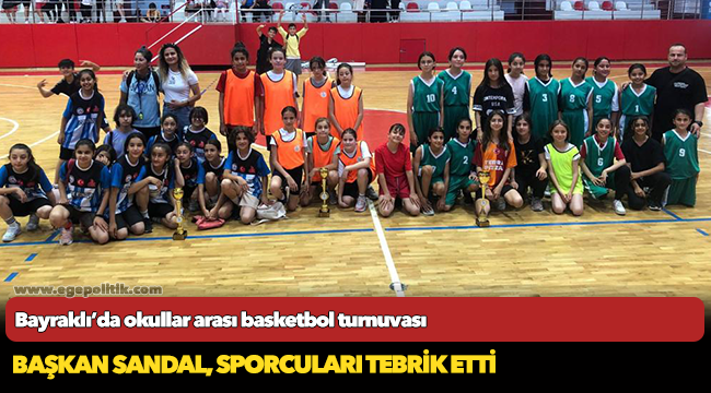 Bayraklı’da okullar arası basketbol turnuvası
