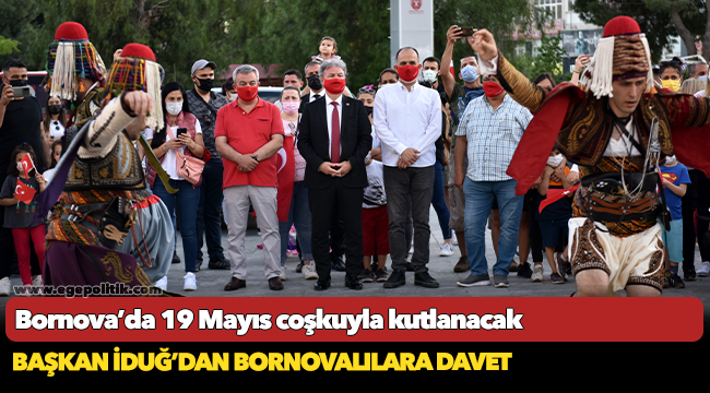 Bornova’da 19 Mayıs coşkuyla kutlanacak