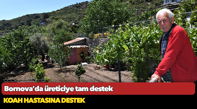 Bornova’da üreticiye tam destek