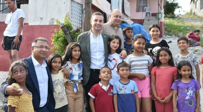 CHP’Lİ ÖZCAN PURÇU GÖNEN’DE ROMAN VATANDAŞLARLA BİR ARADAYDI!