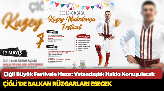 Çiğli Büyük Festivale Hazır: Vatandaşlık Hakkı Konuşulacak