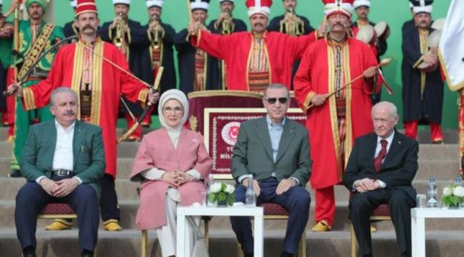 Cumhur İttifakı kapatılan Atatürk Havalimanı'nda İstanbul'un fetih yıldönümünü kutladı