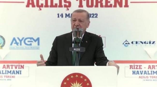 Erdoğan havalimanı açılışında konuştu: Bu uçakları doldurun