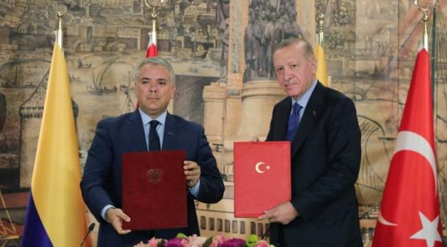 Erdoğan: Kolombiya ile ilişkileri stratejik ortaklık seviyesine yükselttik