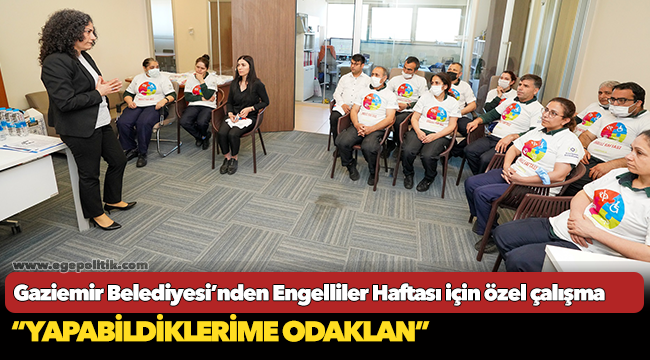 Gaziemir Belediyesi’nden Engelliler Haftası için özel çalışma