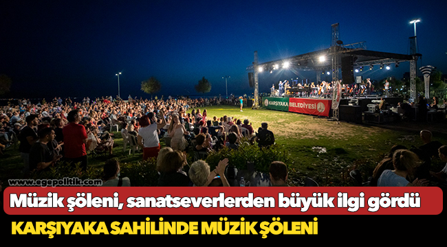 Karşıyaka Sahilinde Müzik Şöleni
