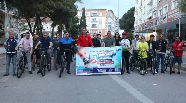 KINIK’TA SMA HASTASI KAAN EFE BEBEK İÇİN PEDALLAR ÇEVRİLDİ