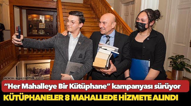 Kütüphaneler 8 mahallede hizmete alındı